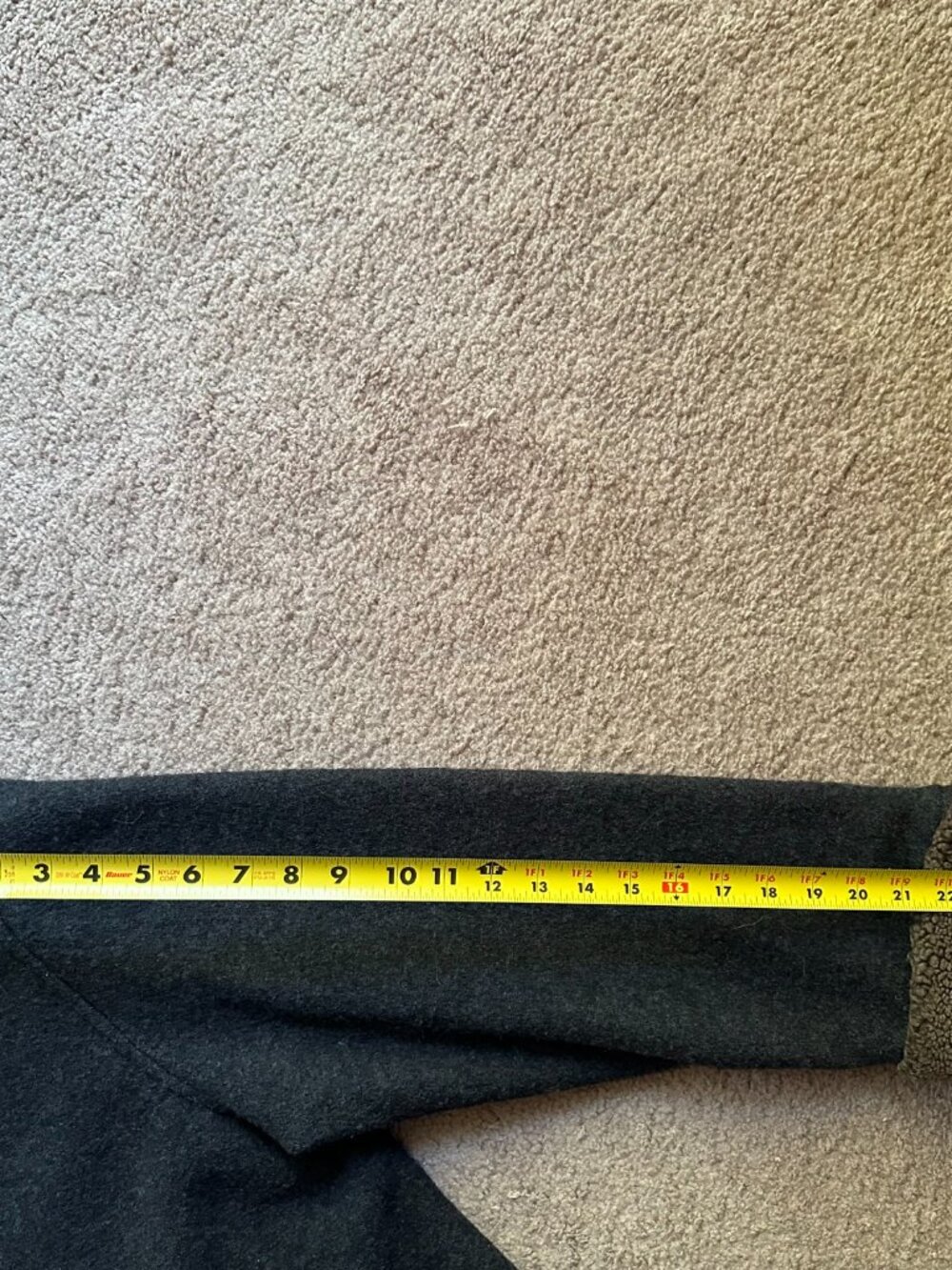 Talbots Jacket Womens Medium Button Close 100% Wool Grey Pockets Overcoat - Picture 11 of 14